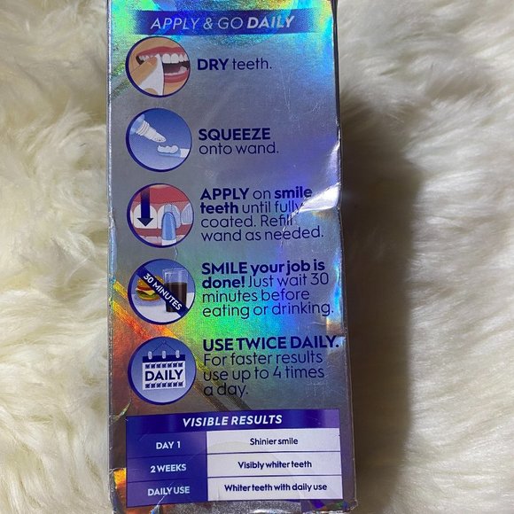 🏷️NIB Crest 3DWhite Daily Whitening Serum Overnight Freshness .63 oz. - Picture 3 of 4